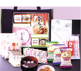 NO.545 ほんだし・お味噌汁・鰹パック・ふりかけ・お吸物 詰合せ 2,700円