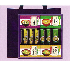 NO.544 フリーズドライ スープ・みそ汁 詰合せ 2,700円